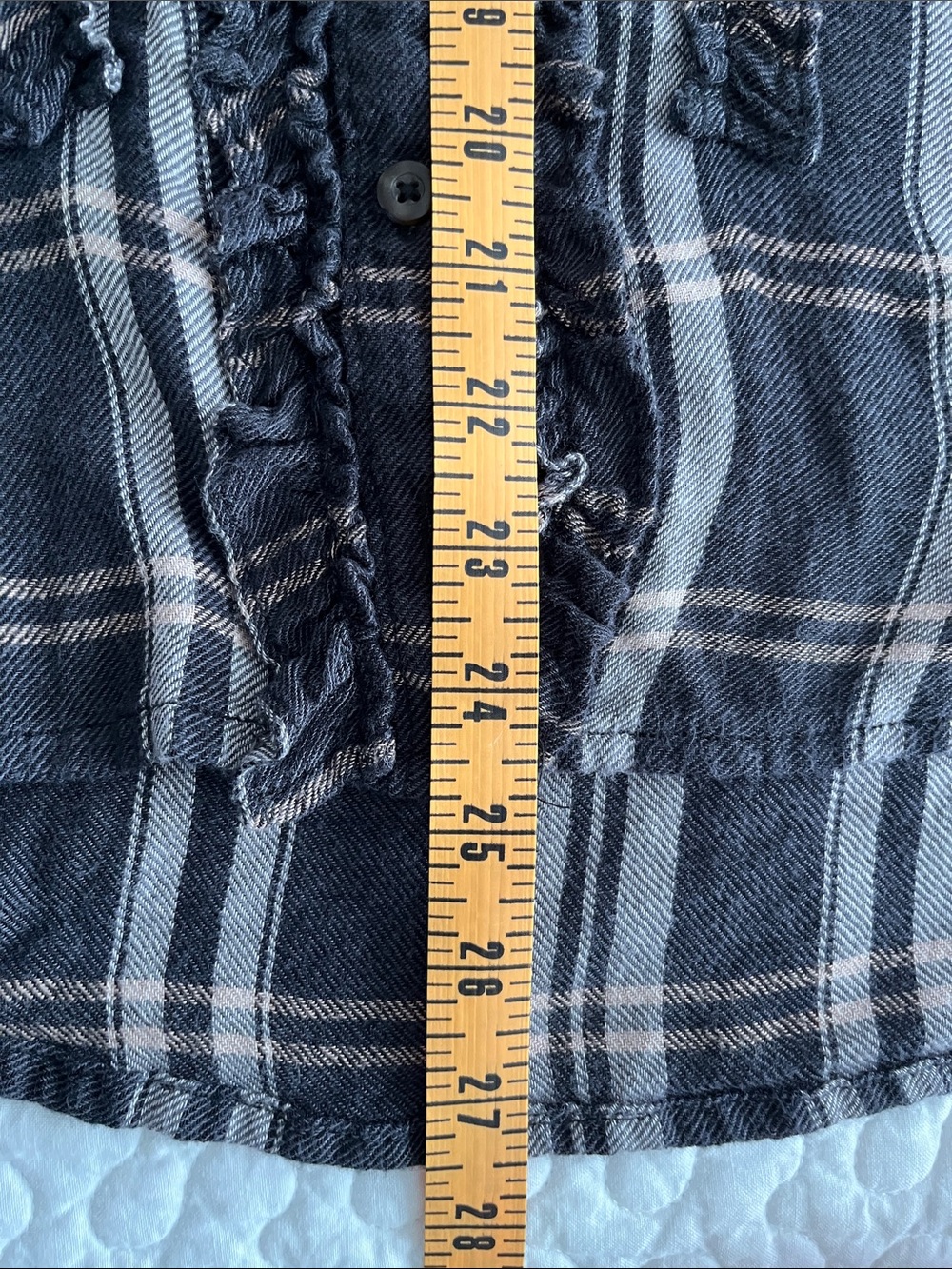 Anthropologie Pilcro Oversized Tuxedo Button Down Shirt - Size XXS - EUC - Picture 13 of 14